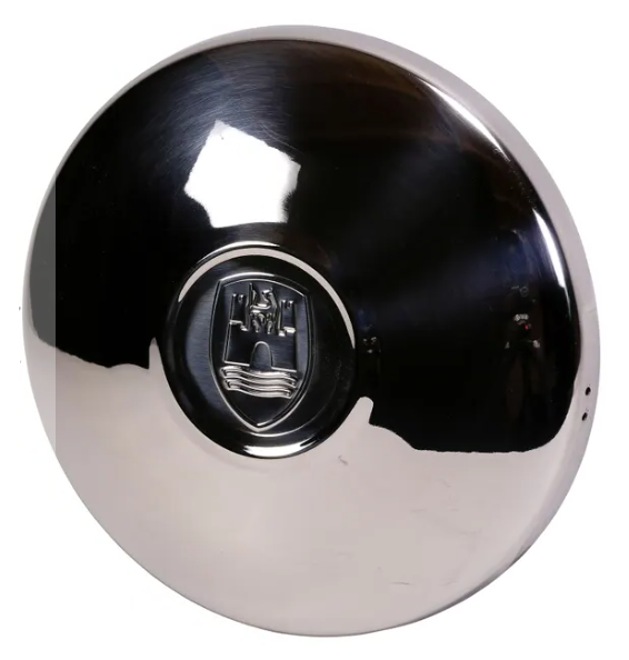 Flat Hubcaps Chrome With Empi Globe Logo Beetle And Camper Justaircooled